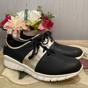 Naot Black and Gold Athletic Shoes